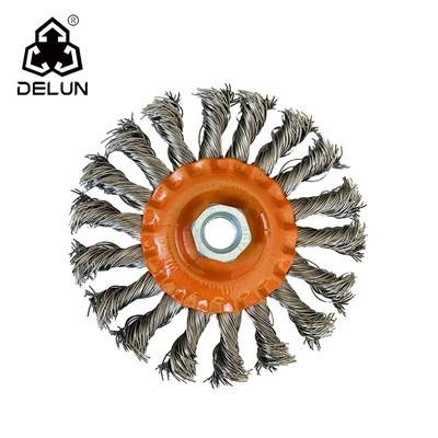 5inch Flat Twisted Wheel Brush For Efficient Grinding And Polishing