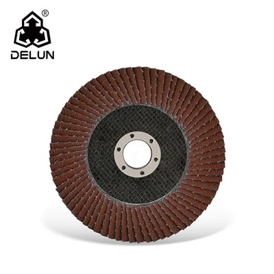 DELUN 4.5 İnç 115x22.23mm Falp Disk Tekerleği En İyi Kalite Fabrika Fiyatına Sahip